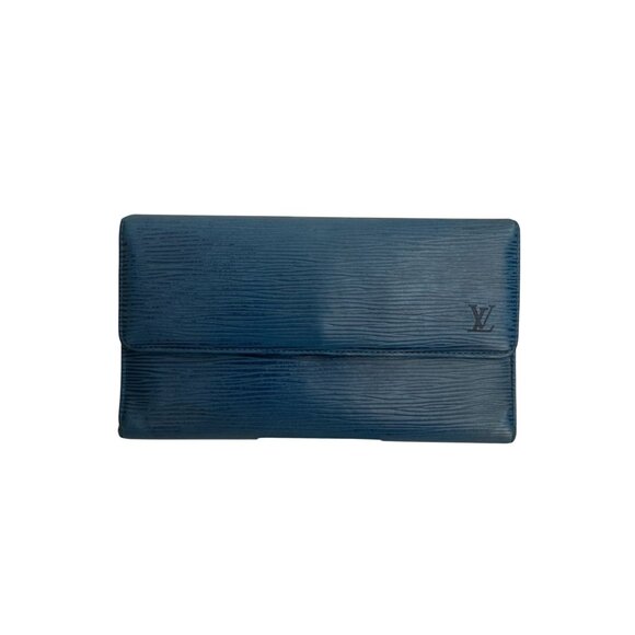 LOUIS VUITTON Womens Blue Epi Leather Long Clutch Wallet - Picture 3 of 14